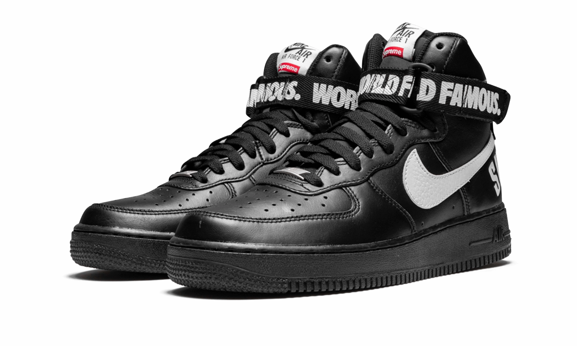 Comfy Fit Air Force 1 High Supreme SP "Black"