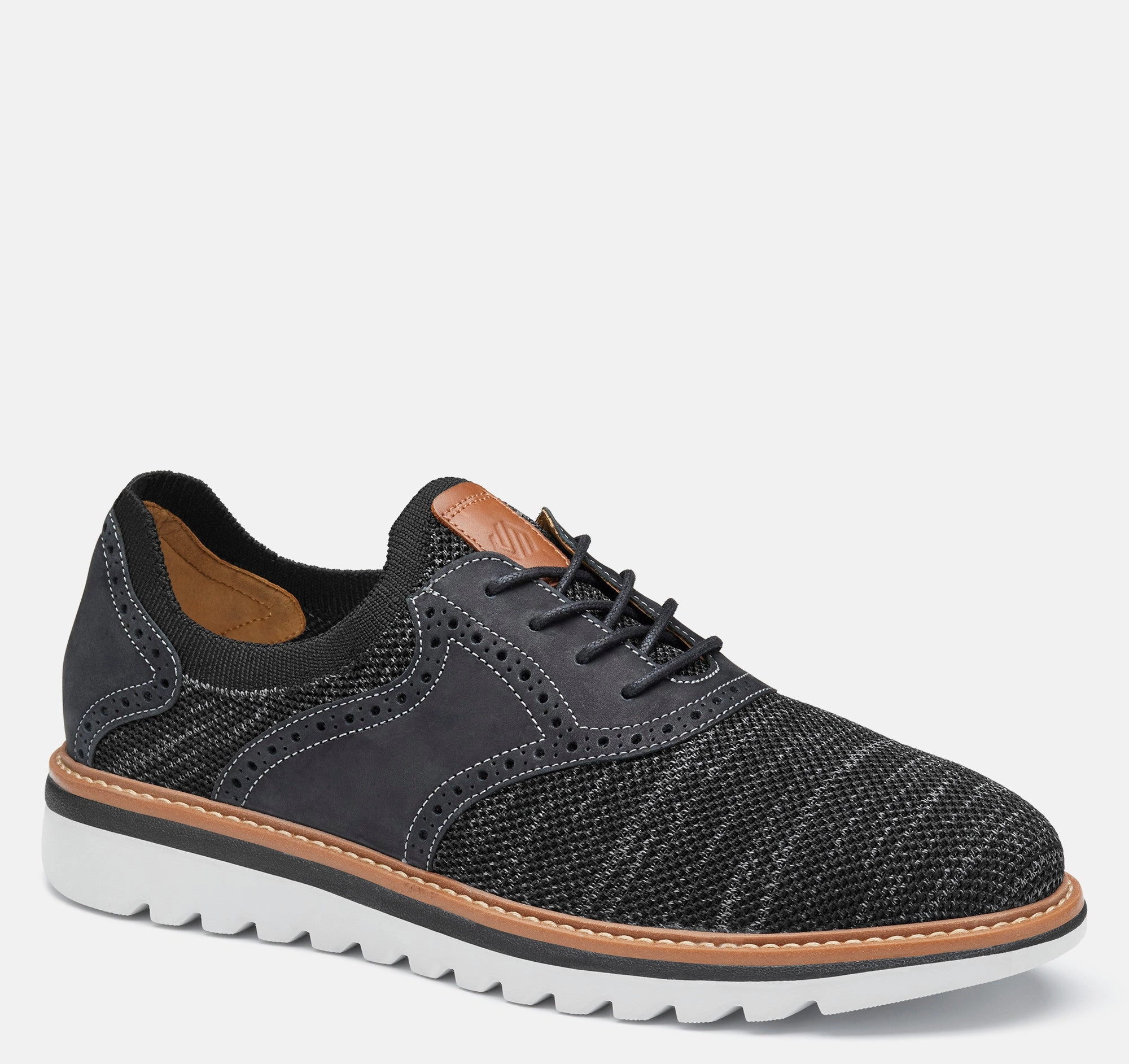 Textured Finish Corporate Staff Breathable Feel Active Worker Johnston & Murphy Men's Algood Saddle  Shoe