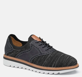 Textured Finish Corporate Staff Breathable Feel Active Worker Johnston & Murphy Men's Algood Saddle  Shoe