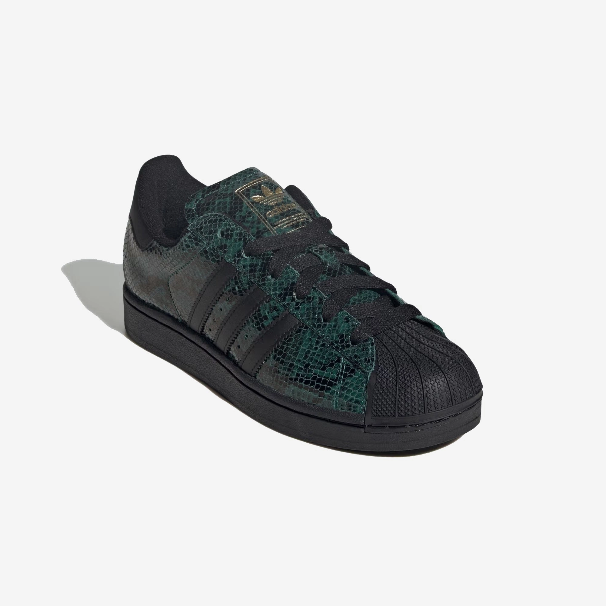 Supportive Control mesh ventilation Adidas Originals | SUPERSTAR II { CORE GREEN/CBLACK