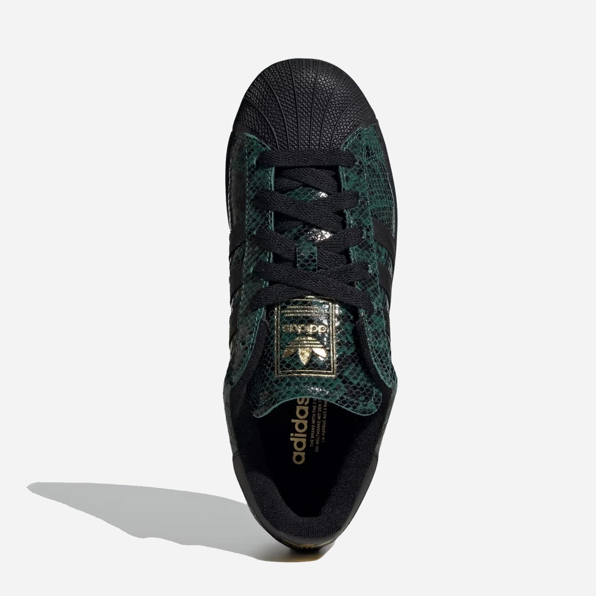 Adidas Originals | SUPERSTAR II { CORE GREEN/CBLACK Abrasion Resistant Guard Heel Cup Stability