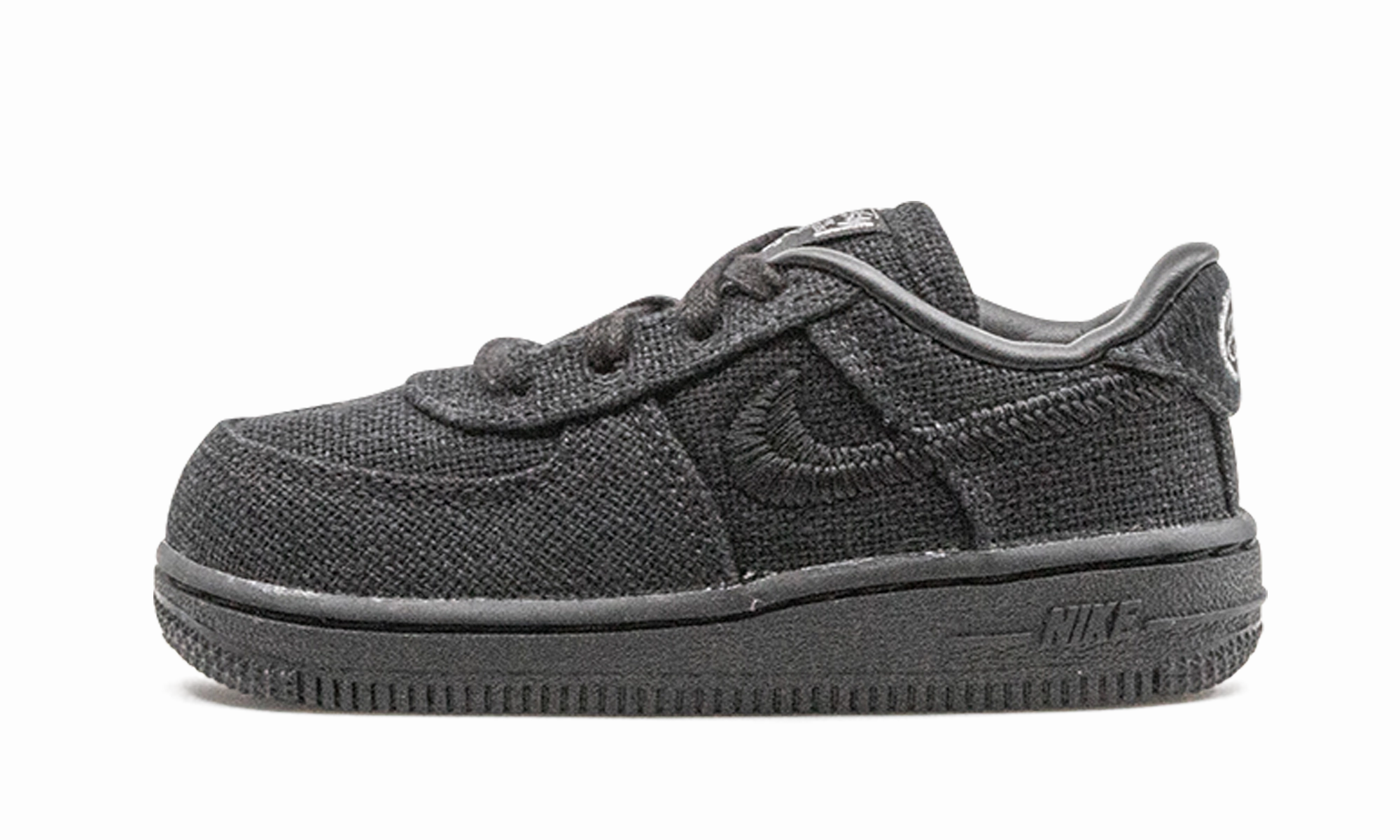 Foot Softness Elastic laces Air Force 1 Low TD "Stussy - Black"