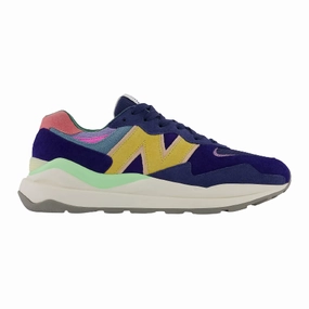 New Balance Men's 57/40 Shoes - Blue / Vibrant Spring Glo Comfort Padding System