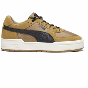 Torsion Stability Padded Arch Puma Men's Ca Pro Trail Shoes - Toasted Brown / Black