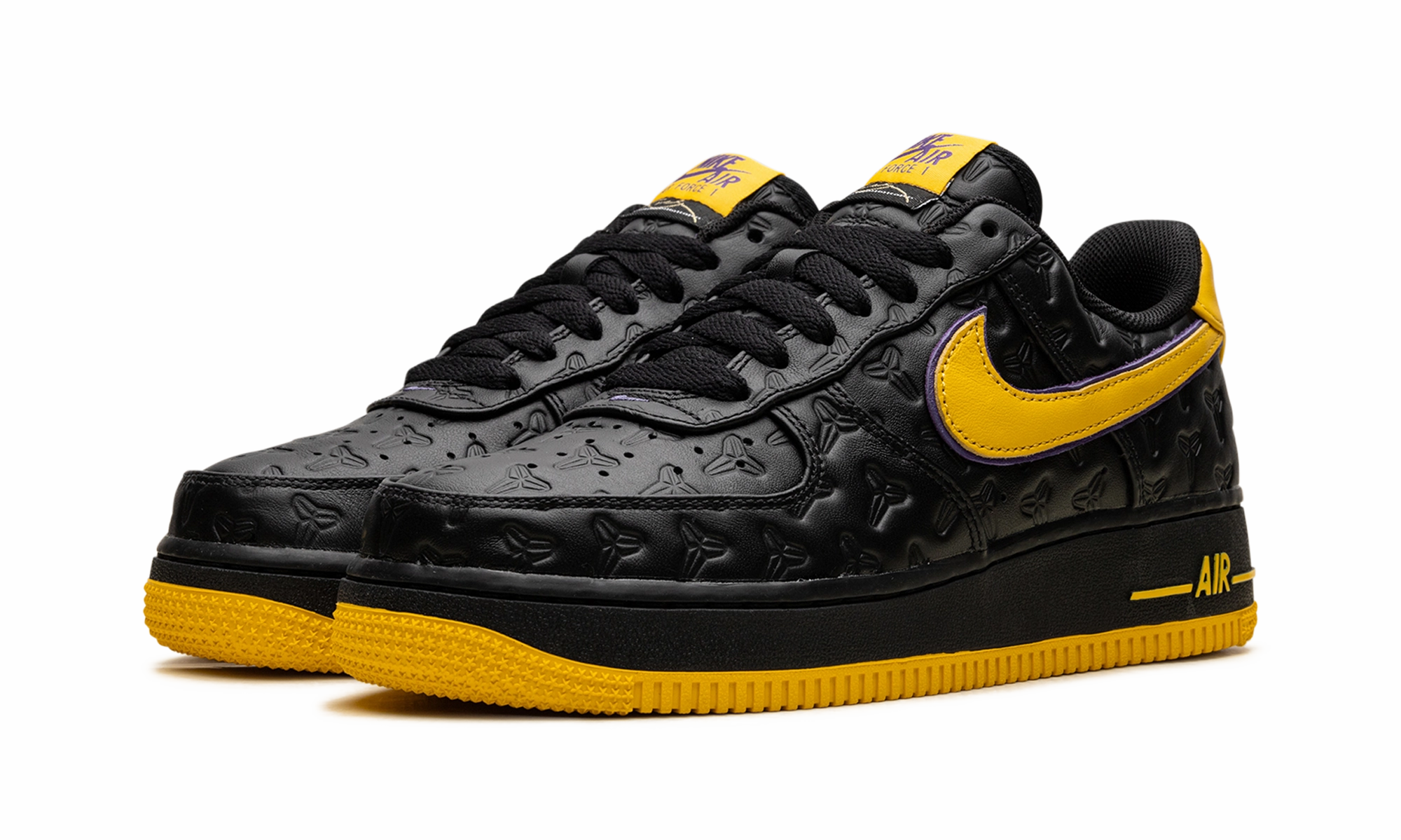 Breath Panel Family Pace Air Force 1 Low "Kobe Bryant Lakers Away (Numbered)"