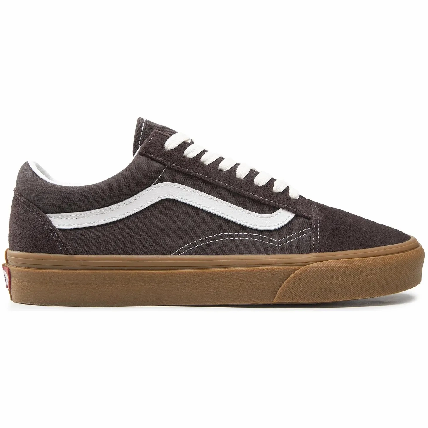 Shift Friendly Vans Men's Old Skool Shoes - Gum / Chocolate Brown