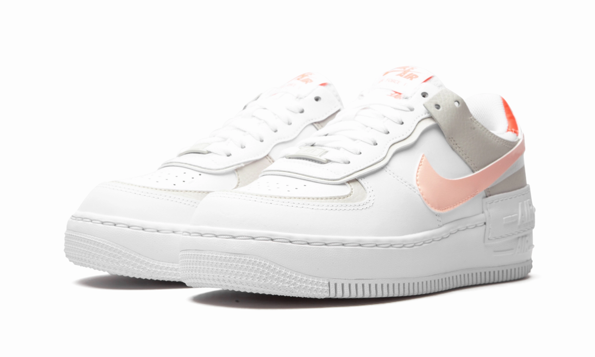 Stylish Upper Ice Step AIR FORCE 1 SHADO WMNS "Crimson Tint"