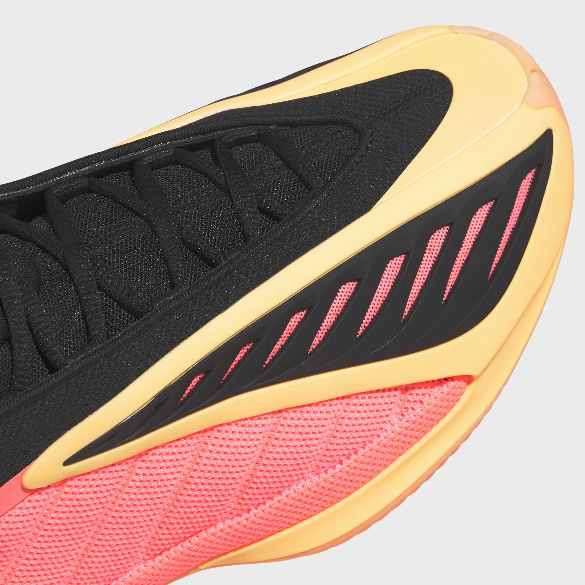 adidas Anthony Edwards 2 Acid Orange / Black - With Love Adaptive Fit Collar Comfort Cushion Technology