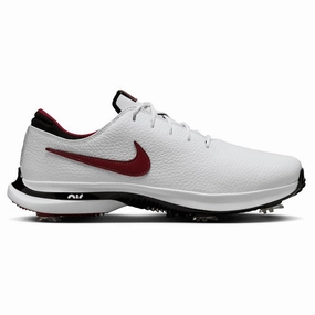 Microfiber Heel Counter Gym suitable Nike Air Zoom Victory Tour 3 Golf Shoes White/Team Red/Black/Lightening - 24 Unisex