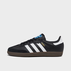 adidas Originals Women's Samba OG Core Black / White - Clear Granite Shock Dispersing Plate Streamlined grip