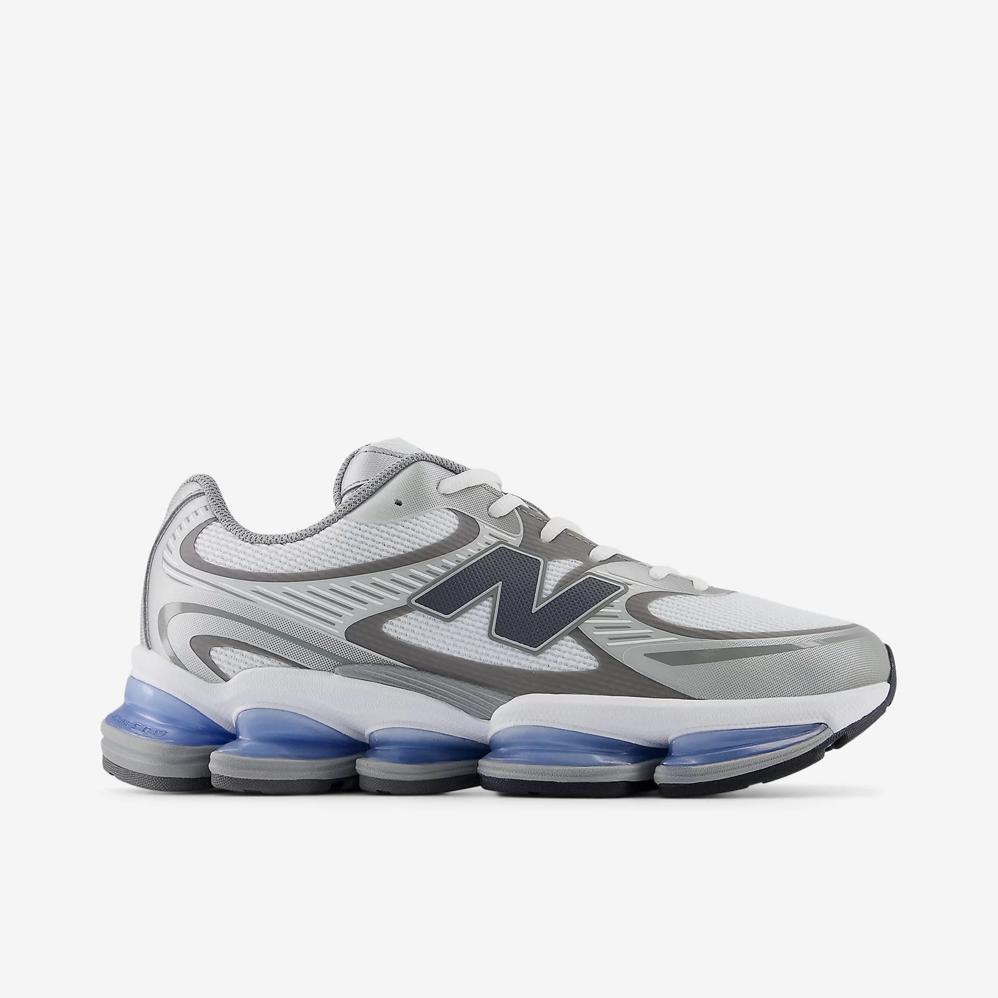 New Balance ABZORB 2000 White / Silver Metallic - Castlerock Pu Upper