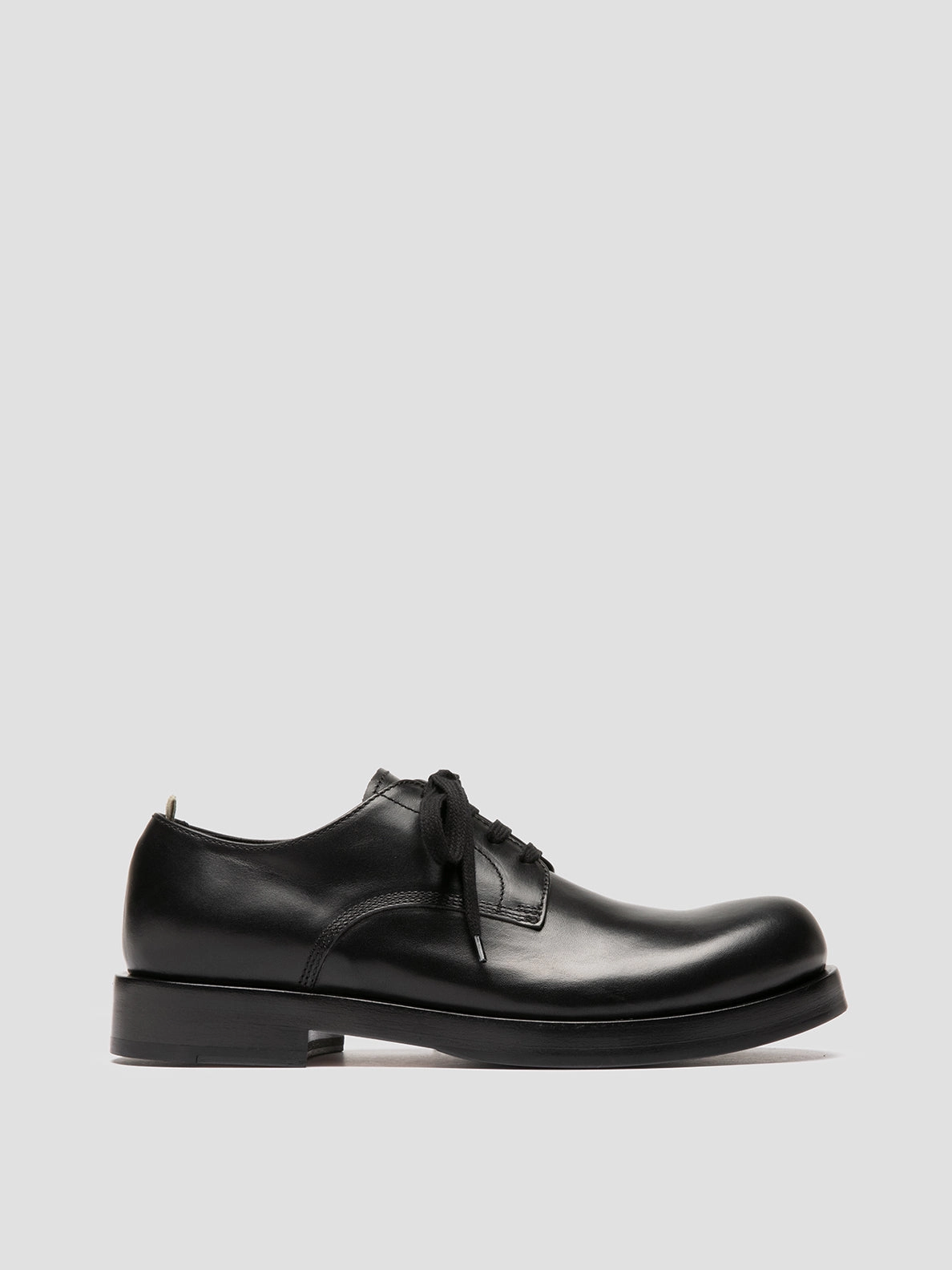 Refined Aesthetic BULLA 001 - Black Leather Derby Shoes