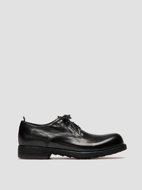 Easy to Wear BULLA DD 101 - Black Leather Derby Shoes