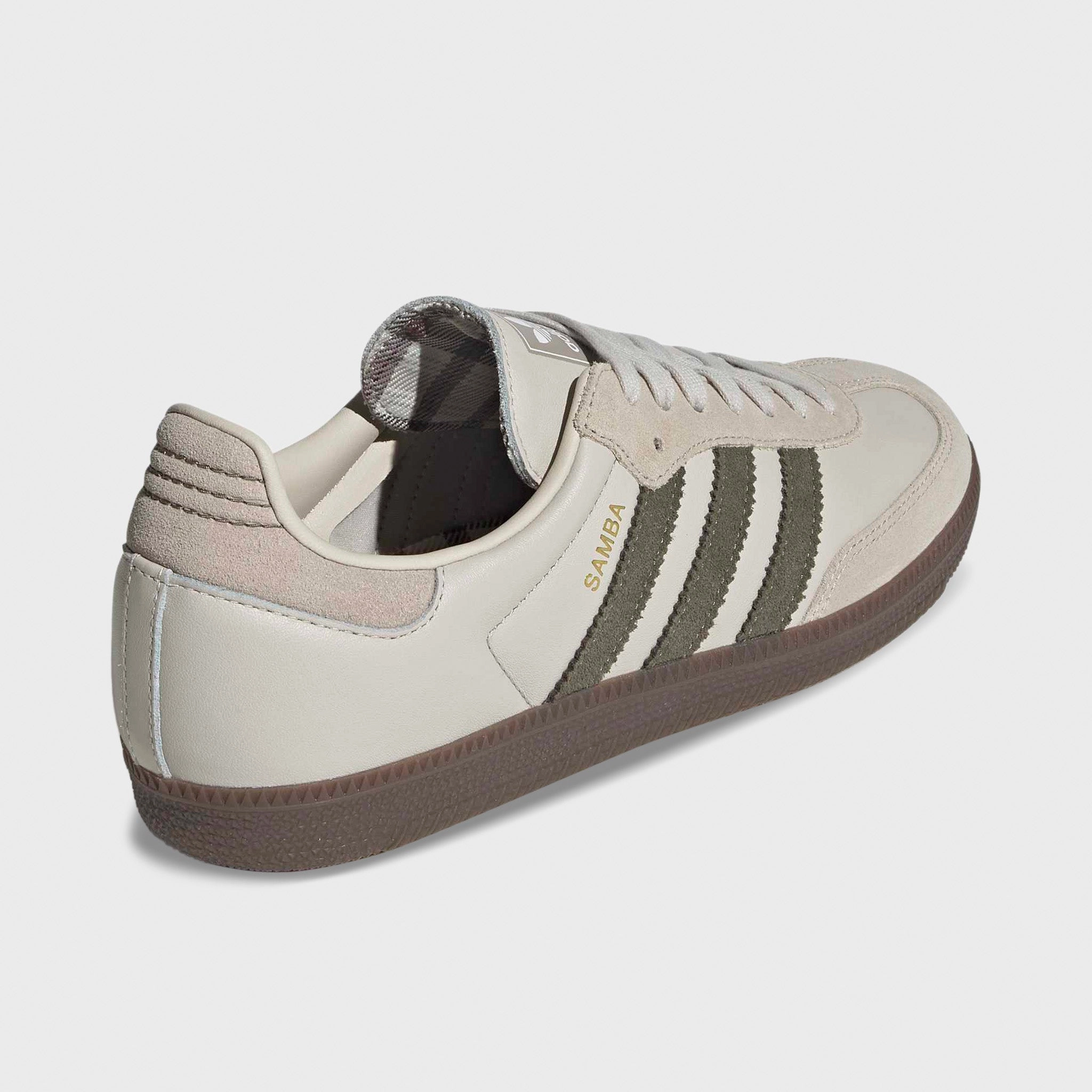 adidas Samba OG Aluminum / Beige - Gum Shock Absorption Technology