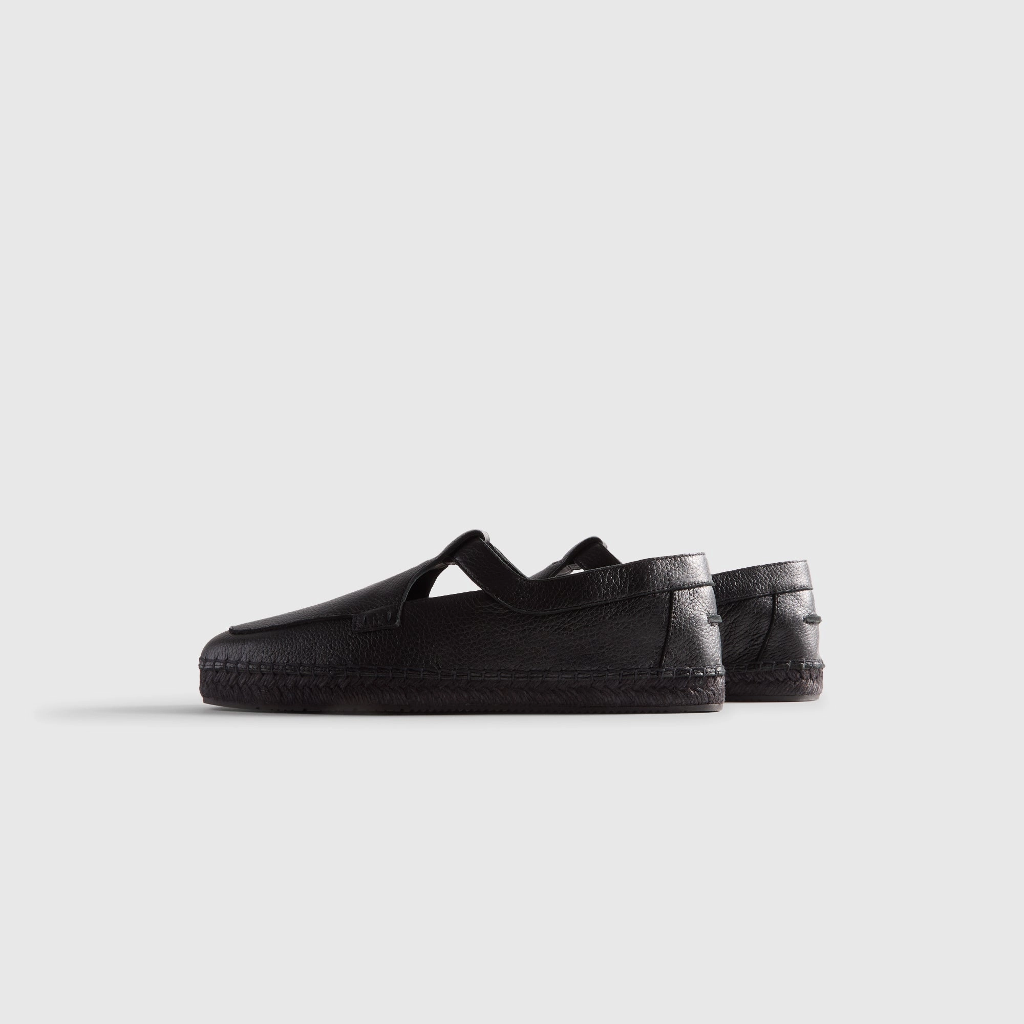 Cozy Steps Knitted Mesh Giorgio Armani & Kith Espadrilla - Deer Black