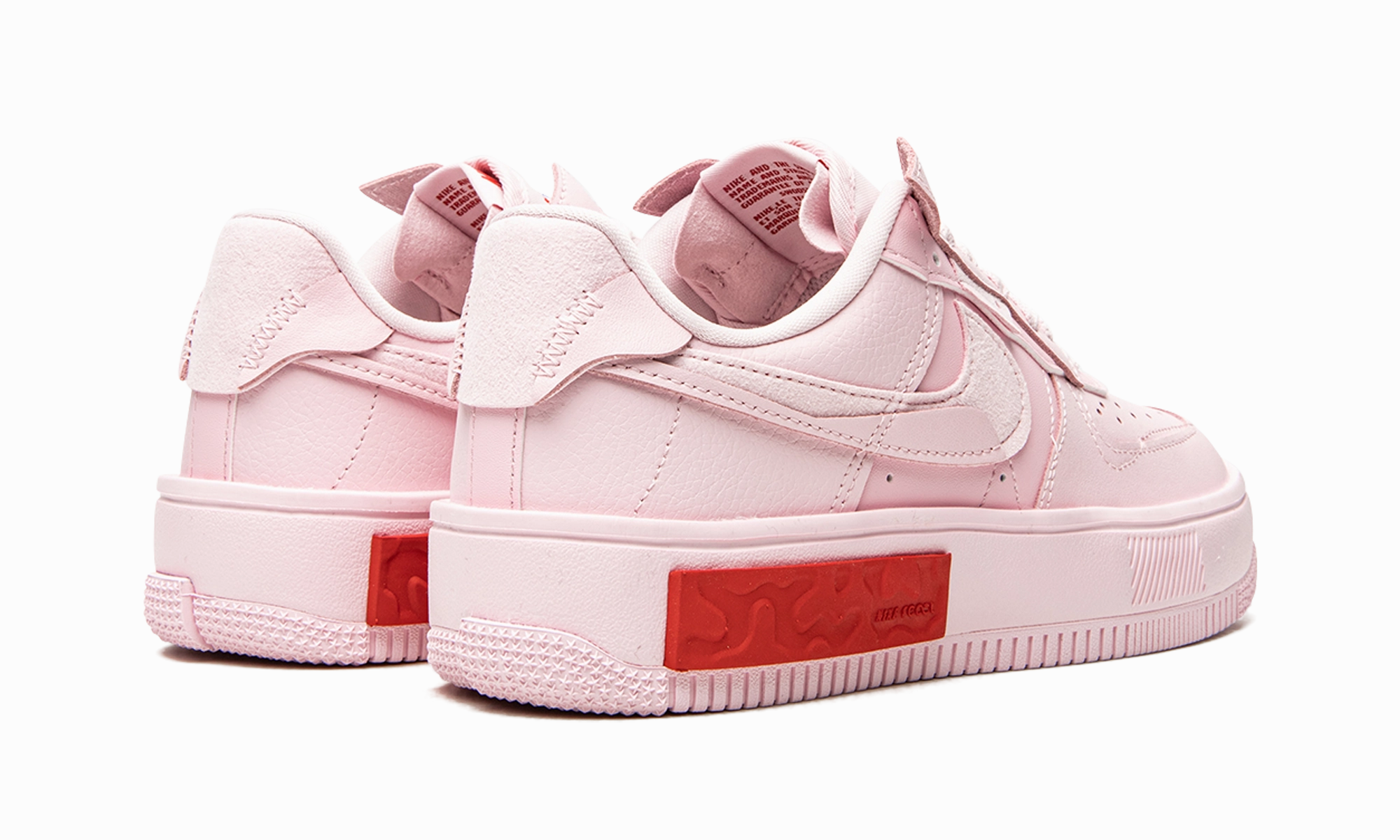 AIR FORCE 1 LO FONTANKA MNS WMNS "Foam Pink" Non Slip Outsole Grip Fog Step