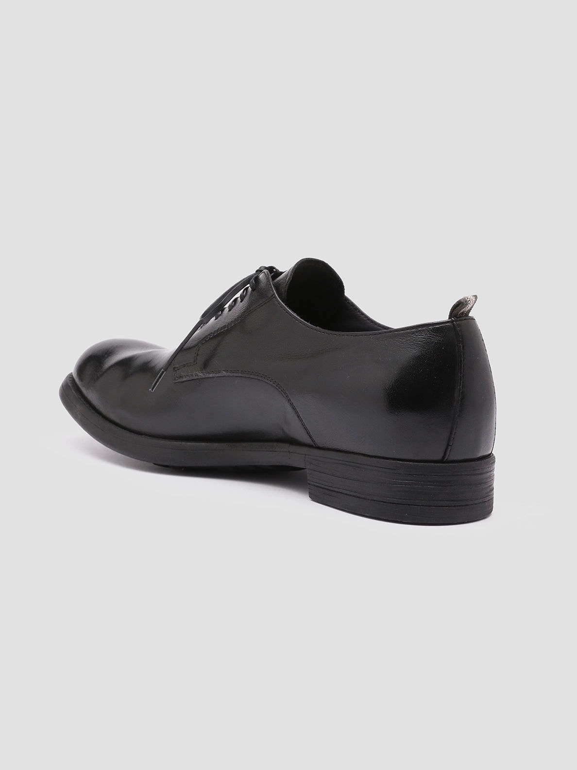 CHRONICLE 001 - Black Leather Derby Shoes Work Travel