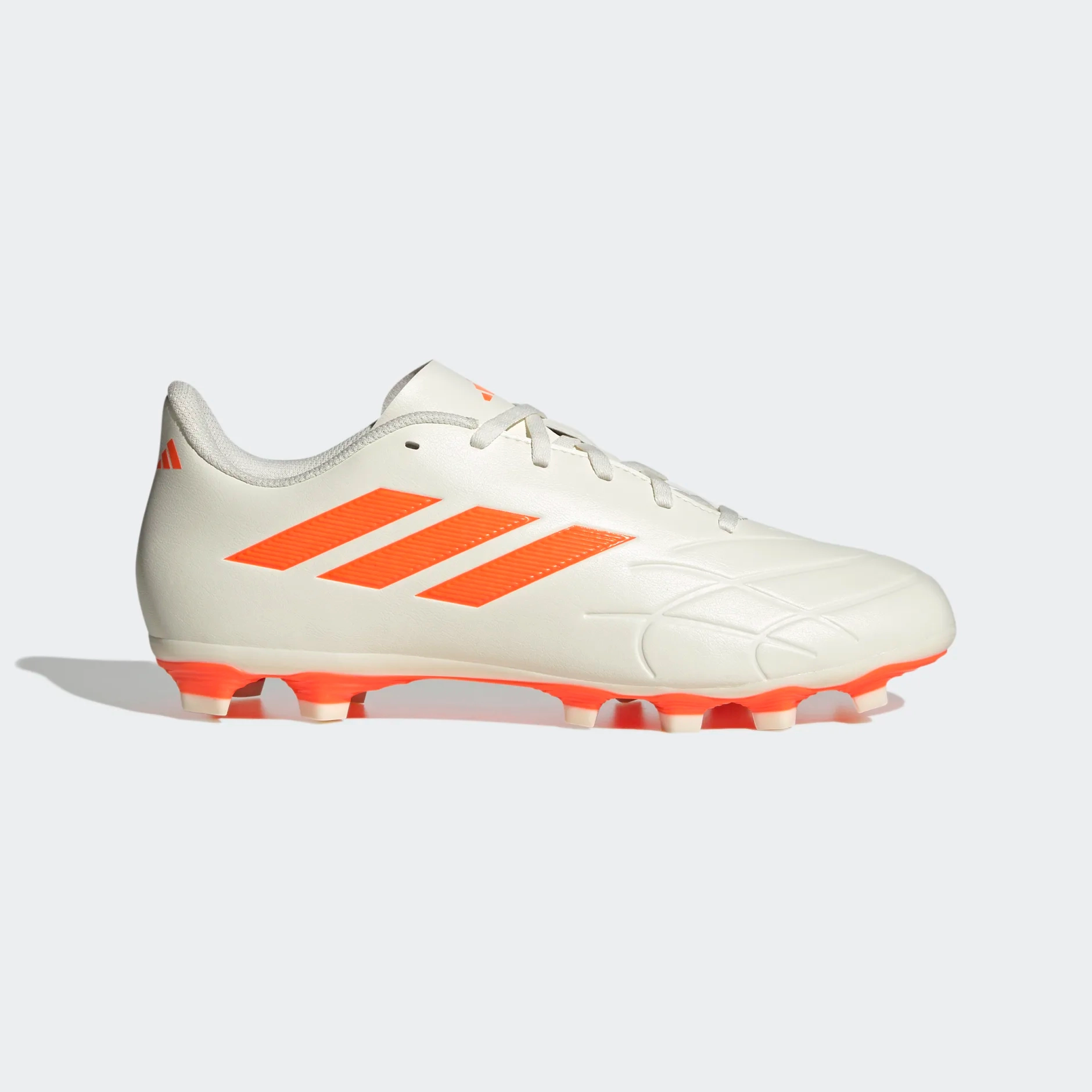 Adidas Men's Copa Pure.4 Flexible Ground Boots - Off White / Solar Orange All   Terrain Dynamic Arch Harness