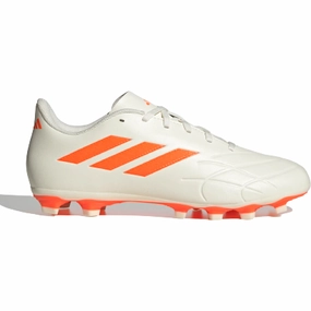 Adidas Men's Copa Pure.4 Flexible Ground Boots - Off White / Solar Orange Aerobic Grip