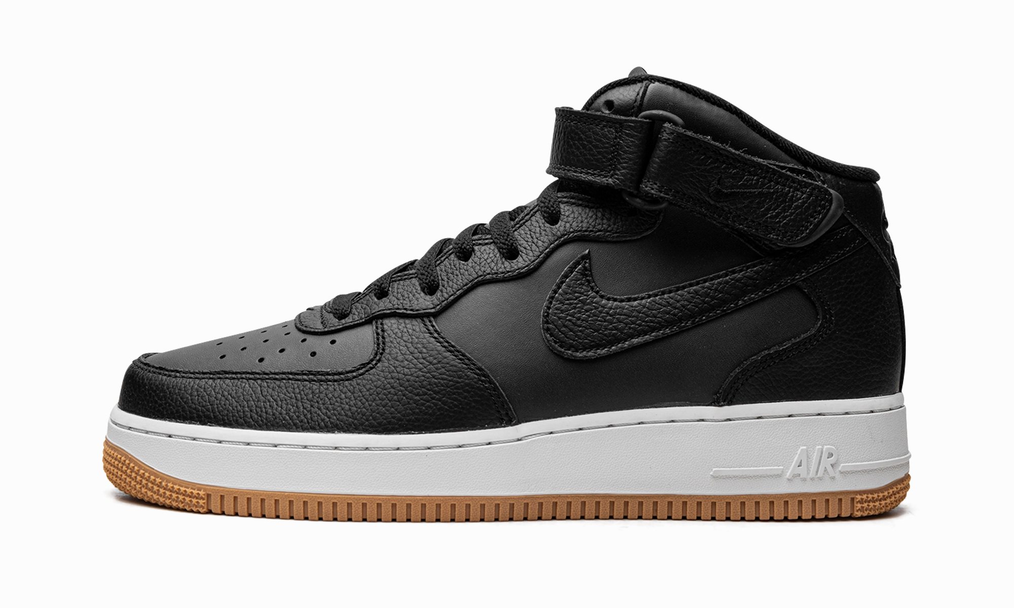 Air Force 1 Mid '07 LX "Black/Gum" Workwear Match Stable Stride