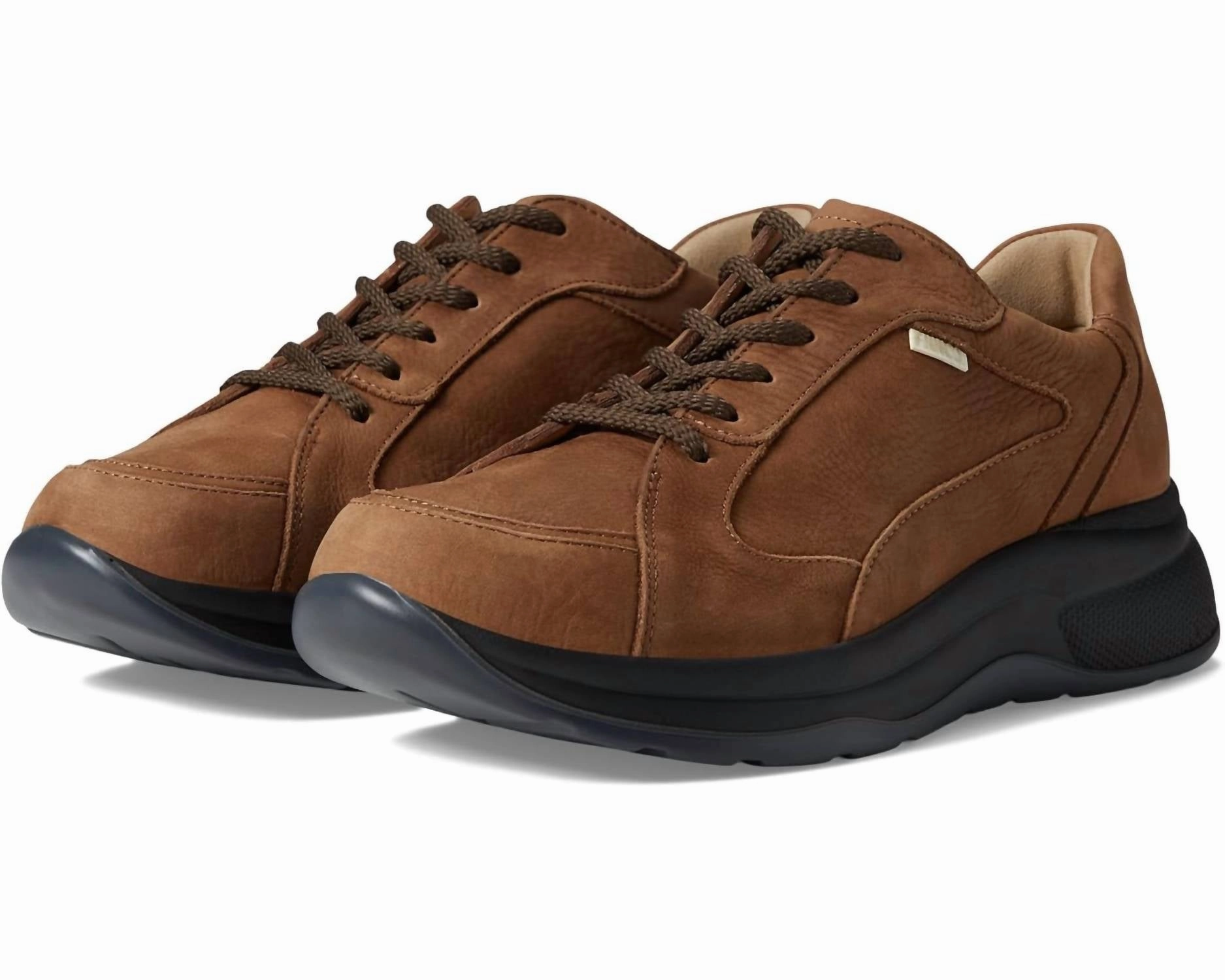 Classic Brown Essential Comfort Men's Piccadilly Lace-Up Shoes In Almond Jockey