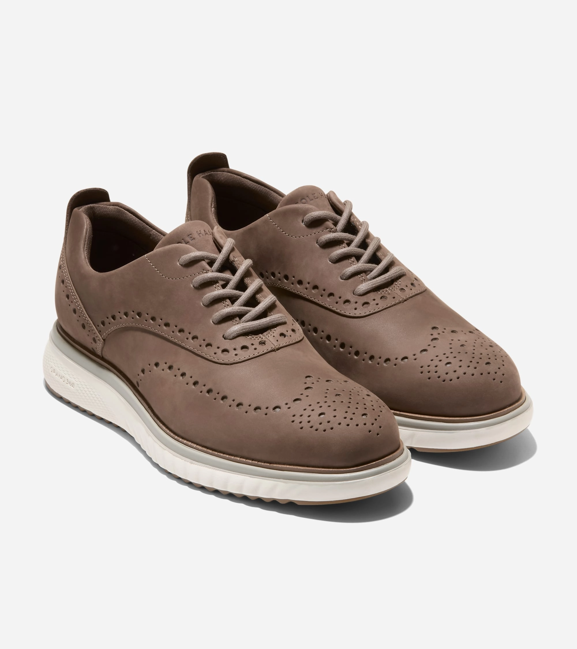 Cole Haan Men's Zerogrand Eon Wingtip Oxfords Timeless Leather Shoes