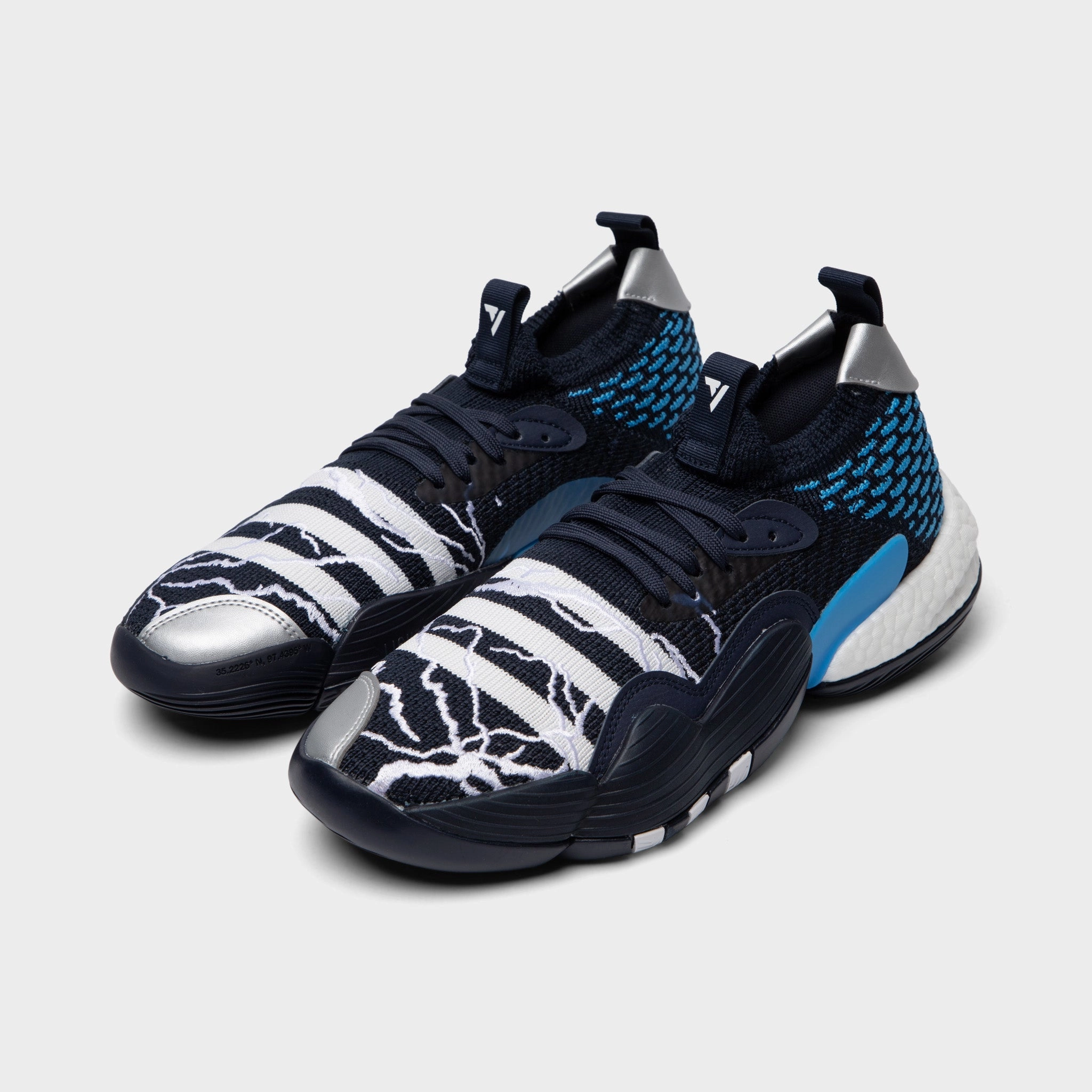 Comfortable Running Total Fit adidas Trae Young 2 Legend Ink / Cloud Ink - Pulse Blue
