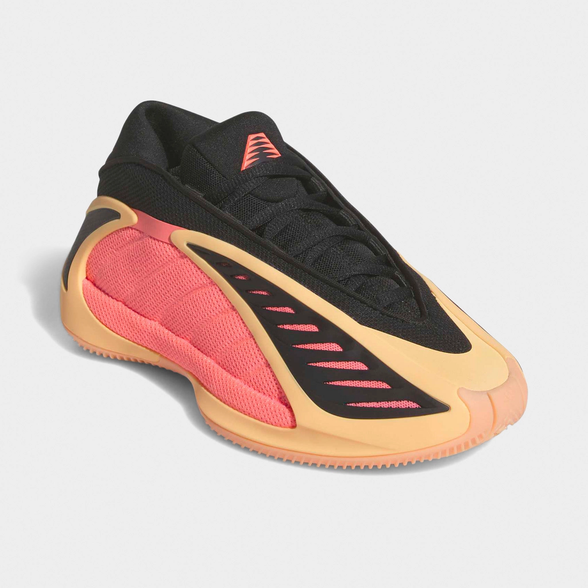 adidas Juniors' Anthony Edwards 2 Acid Orange / Black - Acid Red Tension Balanced Lacing Vibration Dampening