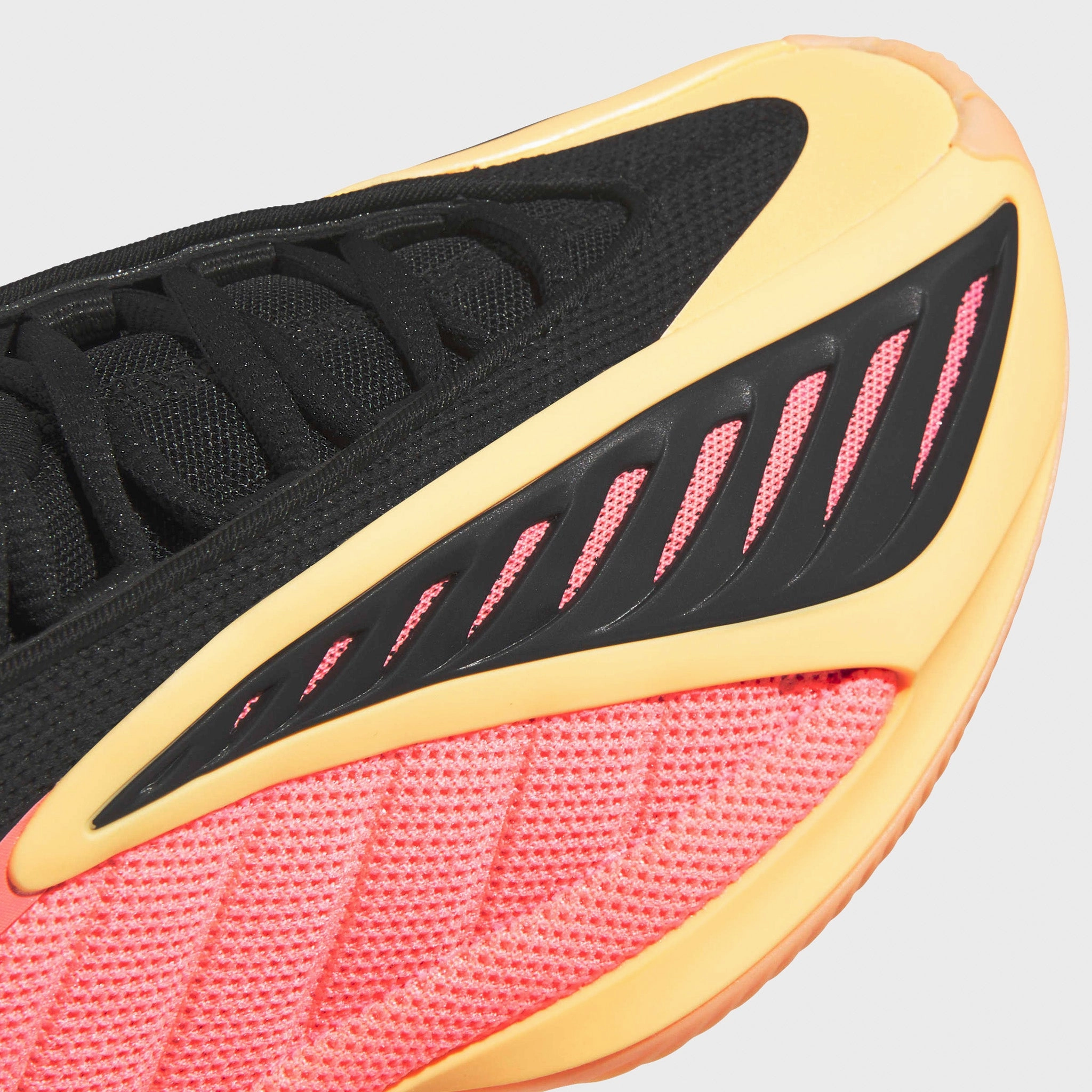 Clean Edge Ventilation Perforations adidas Juniors' Anthony Edwards 2 Acid Orange / Black - Acid Red