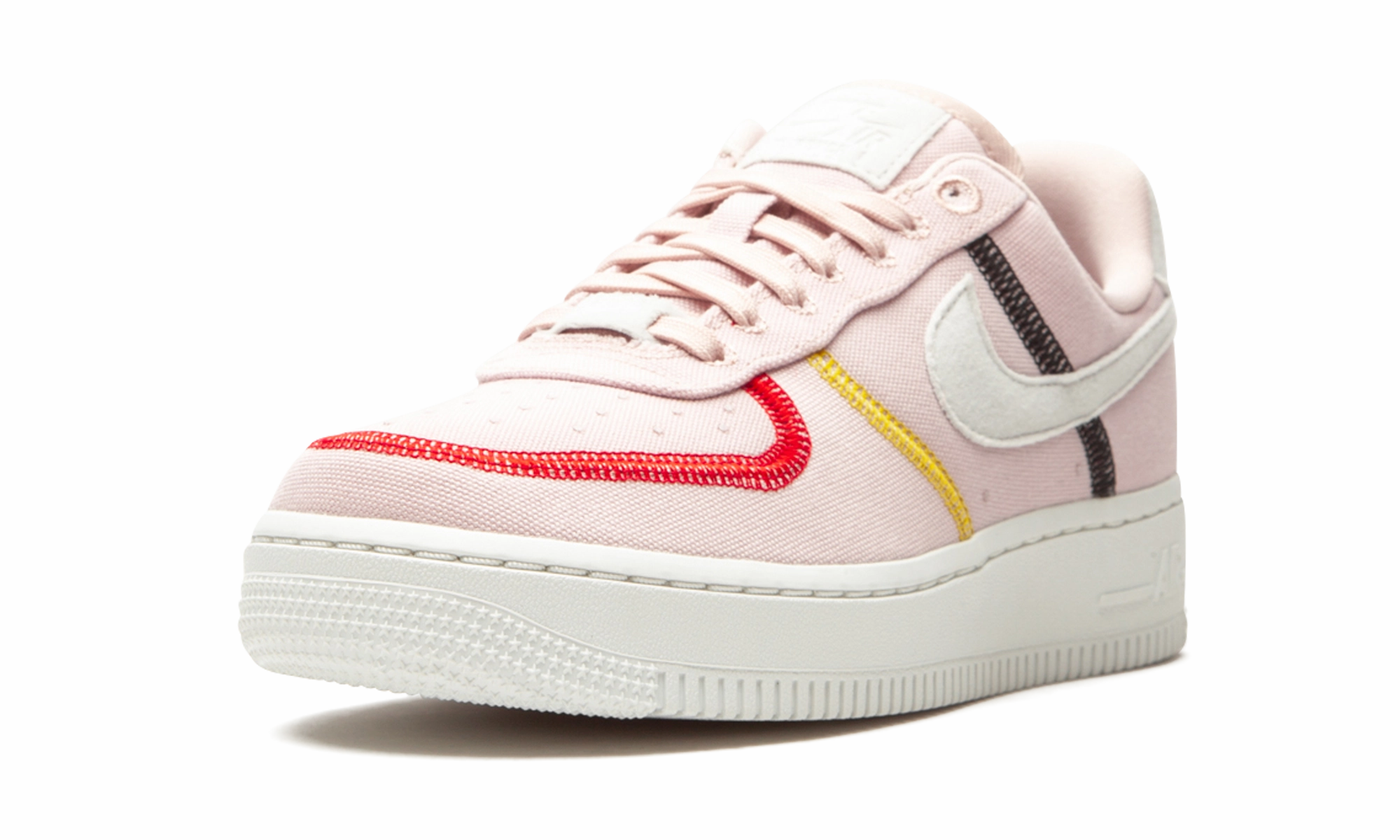 Concert Style City Chic AIR FORCE 1 "07 LX MNS WMNS "Stitched Canvas - Silt Red"