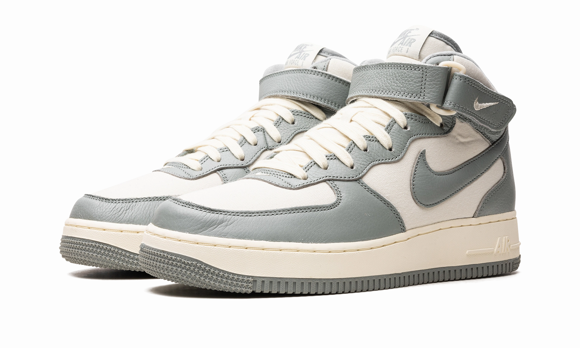 Padded Grip Sole Air Force 1 Mid "Mica Green"