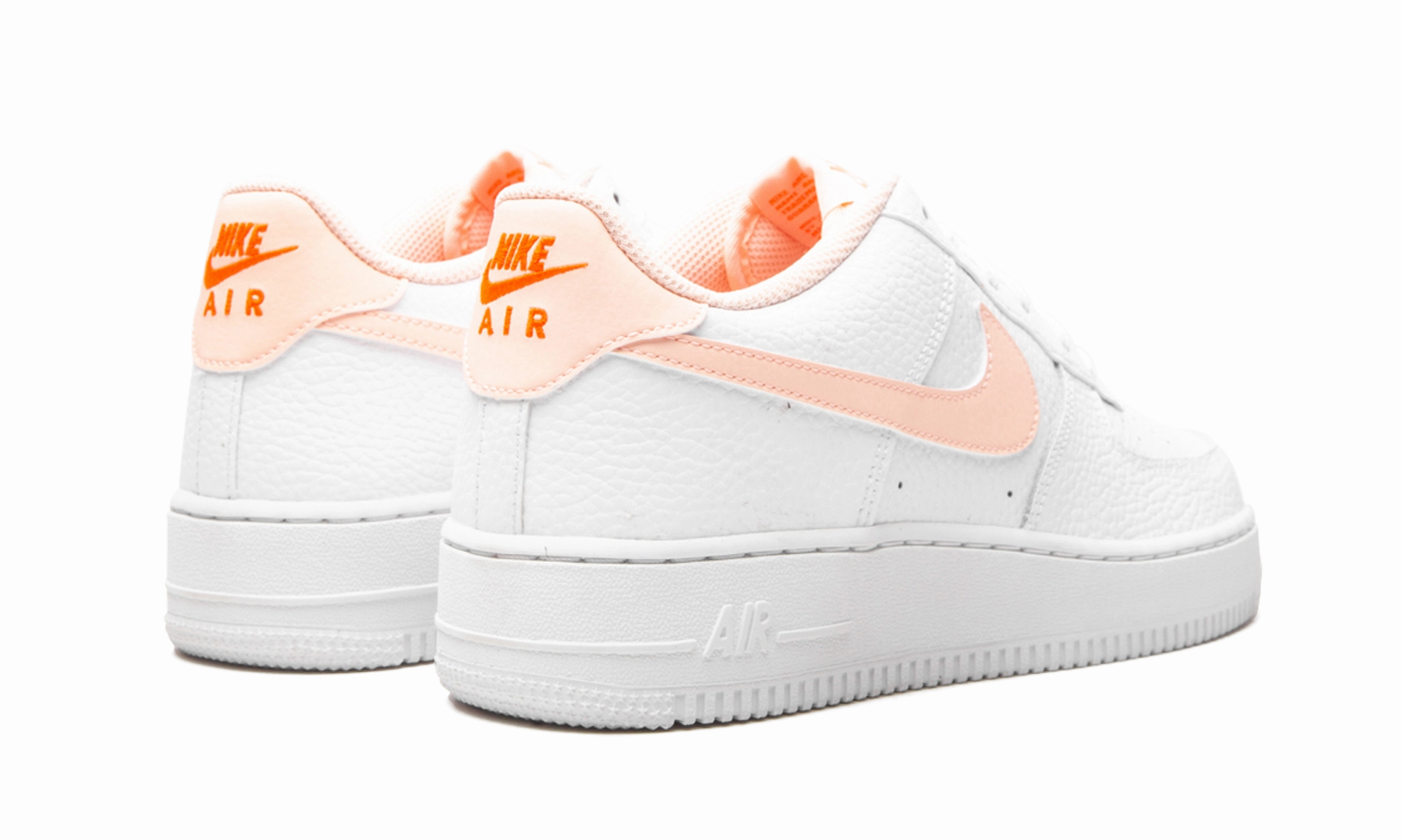 Neon Bright Comfort sole Air Force 1 Low GS "Crimson Tint"