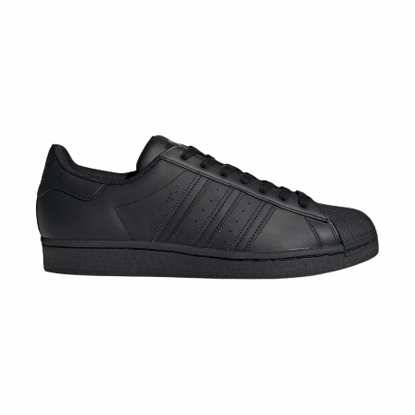 Adidas Men's Superstar Shoes - All Black Unique Sole Everyday Life