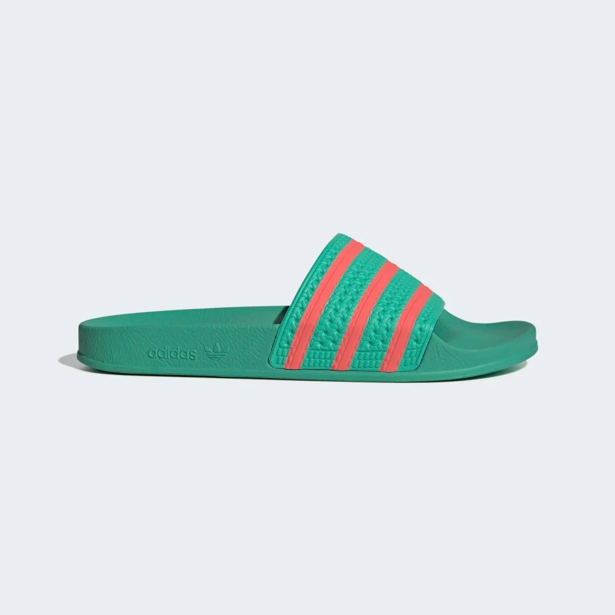Adidas Adilette Slides - Hi Res Green / Semi Turbo Impact Softness Performance Tech
