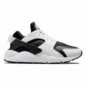 Nike Unisex Air Huarache Shoes - Black / White Dynamic Arch Bridge Comfort Option