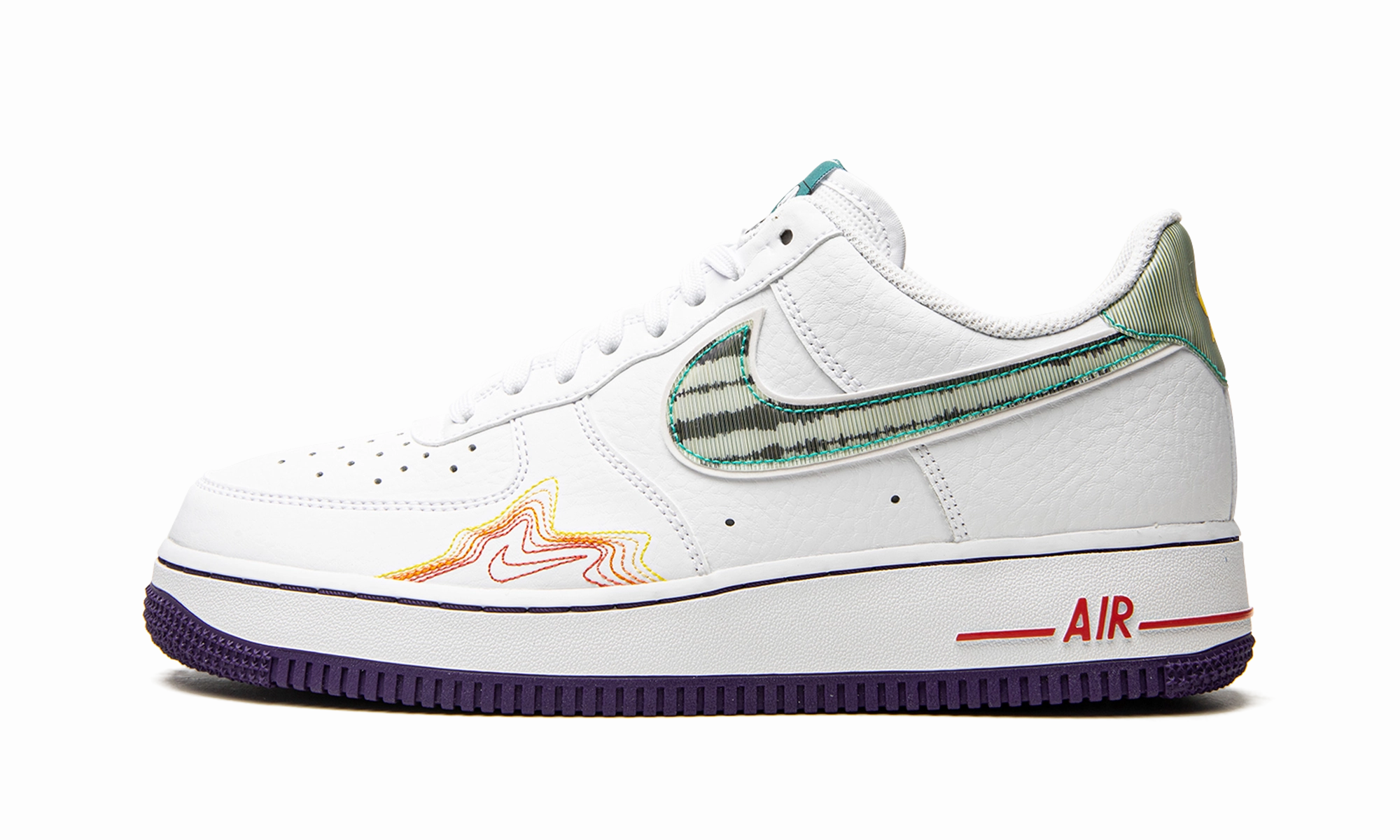 Air Force 1 Low "Pregame Pack - De'Aaron Fox" Petal Path
