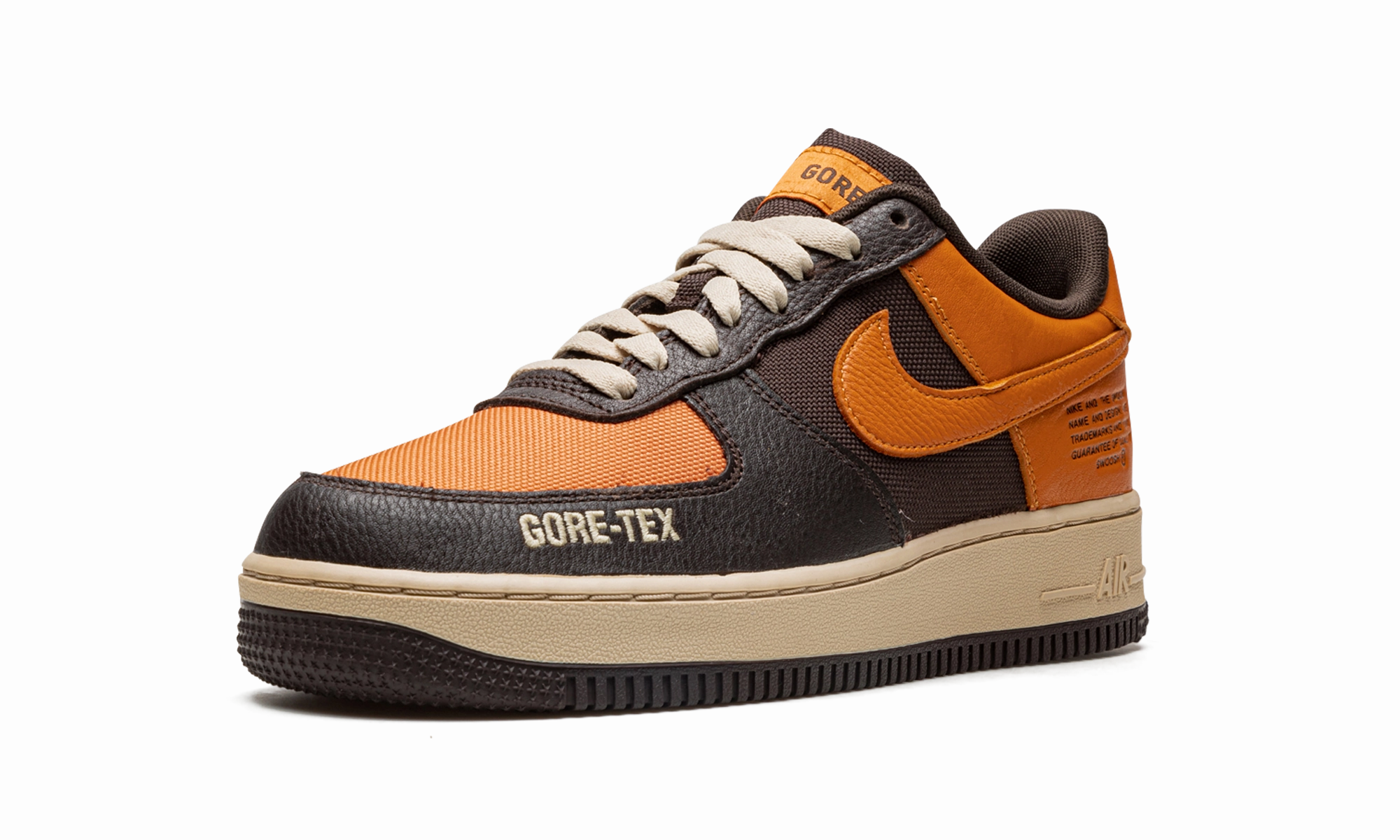 Air Force 1 Low Gore-Tex "Brown Orange" Business Fit