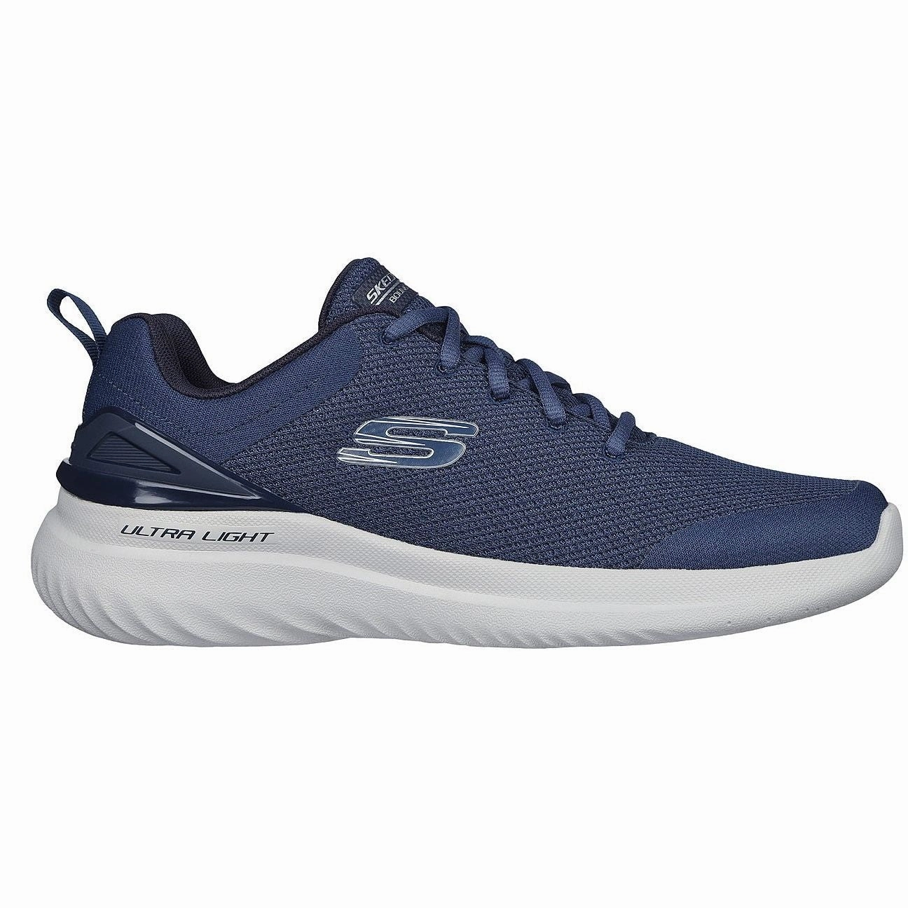Skechers Men's Bounder 2.0 Nasher Shoes - Navy / White Comfort Technology