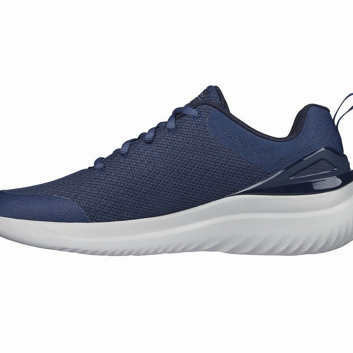 All-weather look Trail Fit Skechers Men's Bounder 2.0 Nasher Shoes - Navy / White