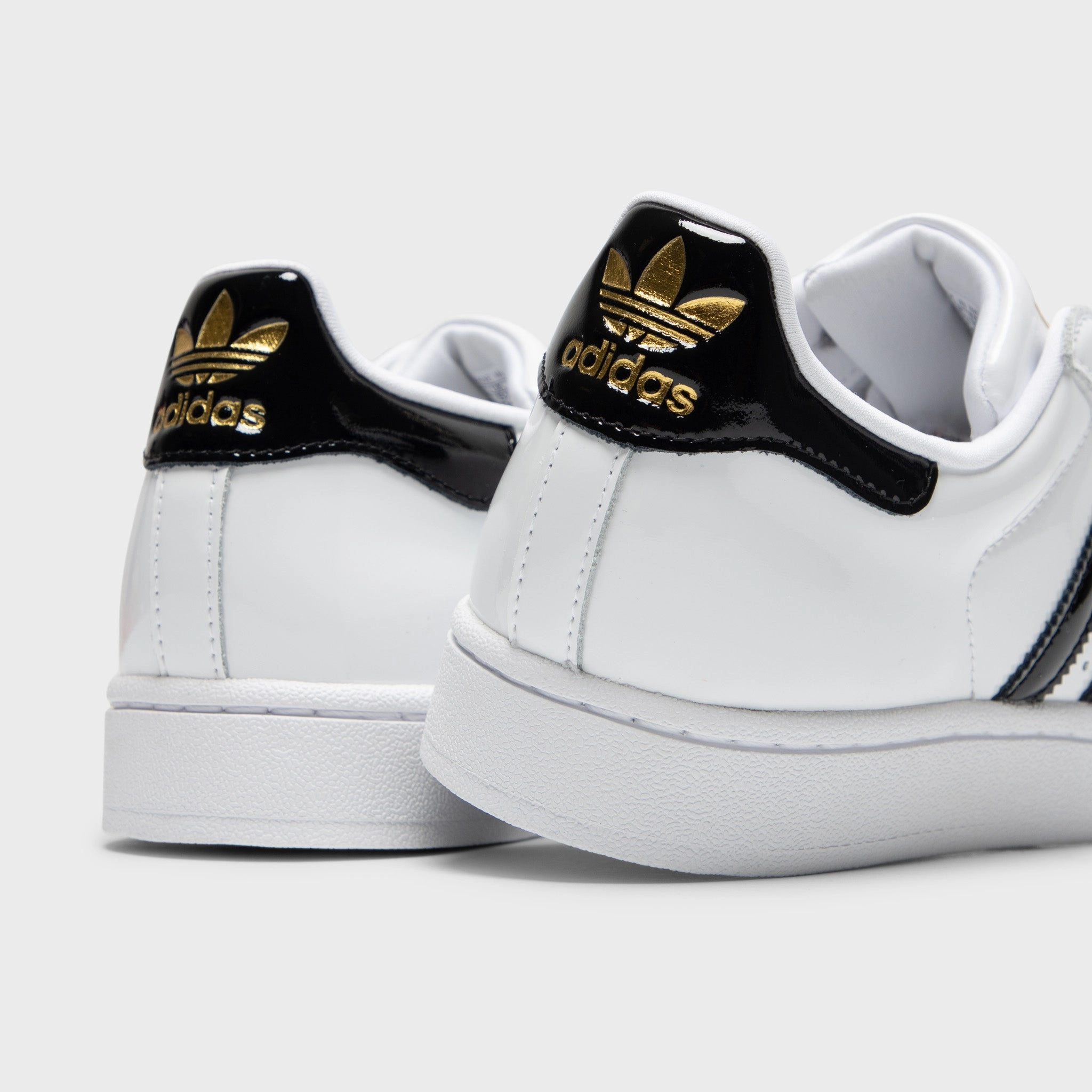 Arch Support Footbeds adidas Women's Superstar II White / Core Black - Gold Metallic