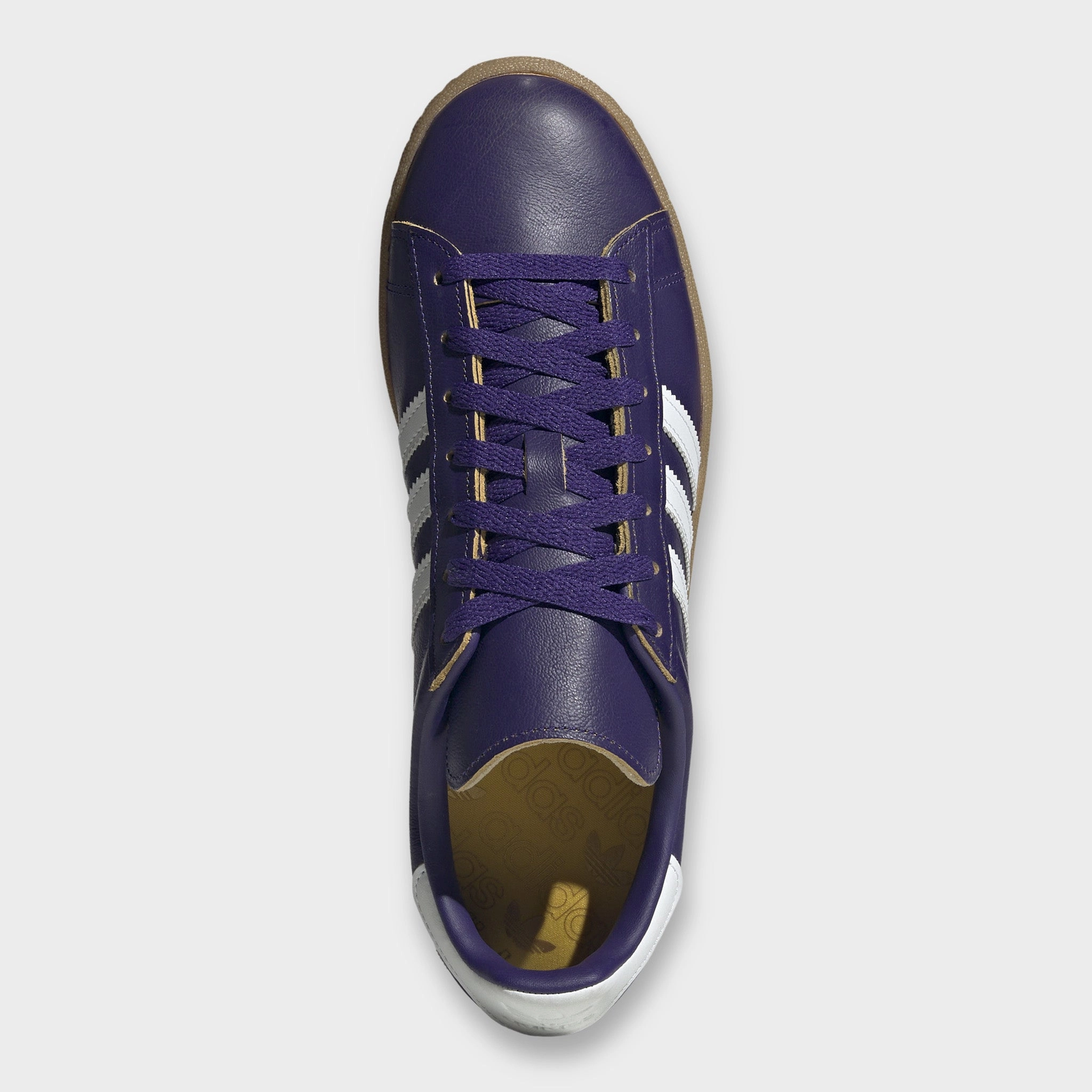 Slim Profile cushioning system adidas Originals Campus 80s Collegiate Purple / White - Gum