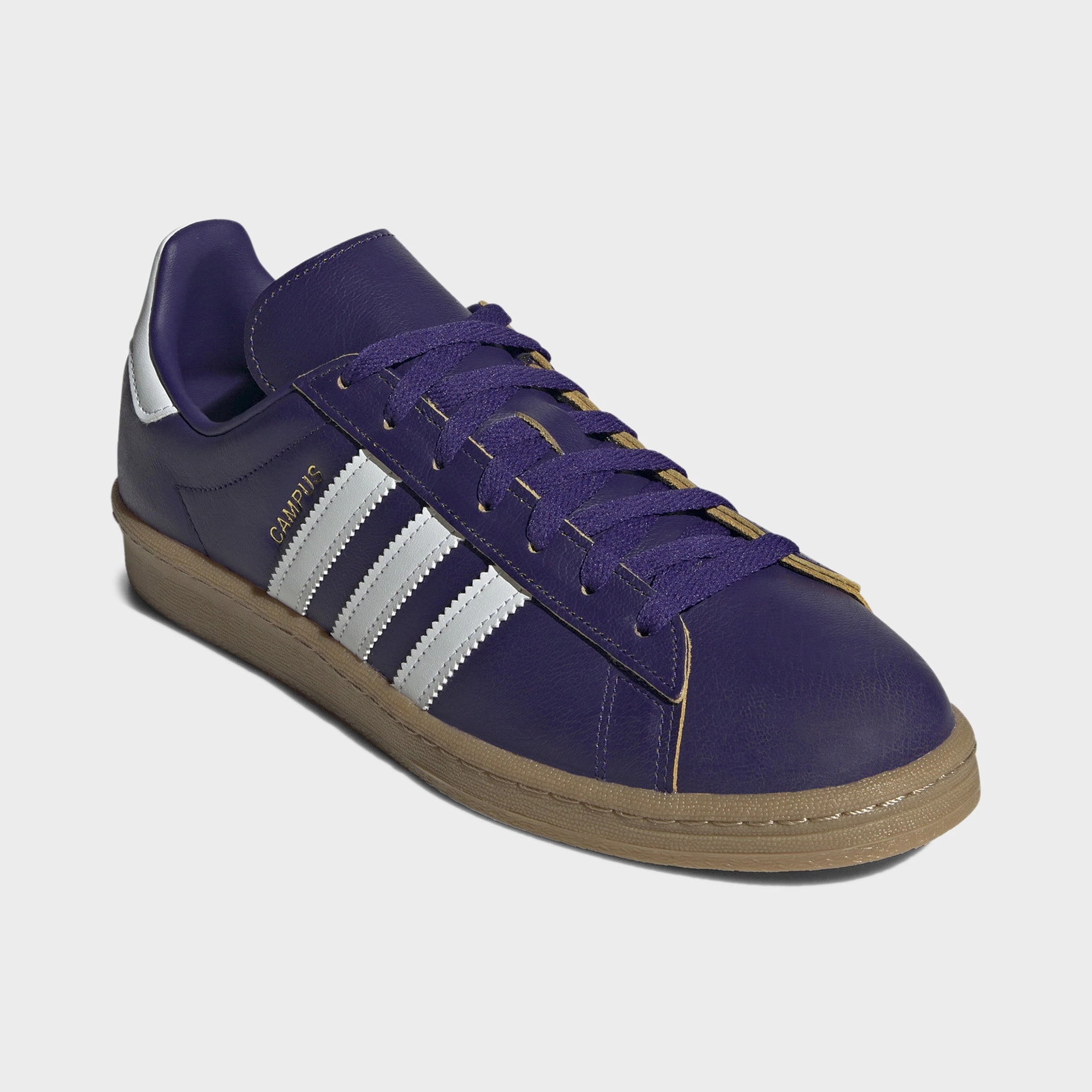 adidas Originals Campus 80s Collegiate Purple / White - Gum Recycled Rubber Sole