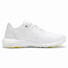 PUMA Phantomcat Nitro Golf Shoes White/Silver/Feather Gray - 24 Men Fashionable Unisex Friendly Design