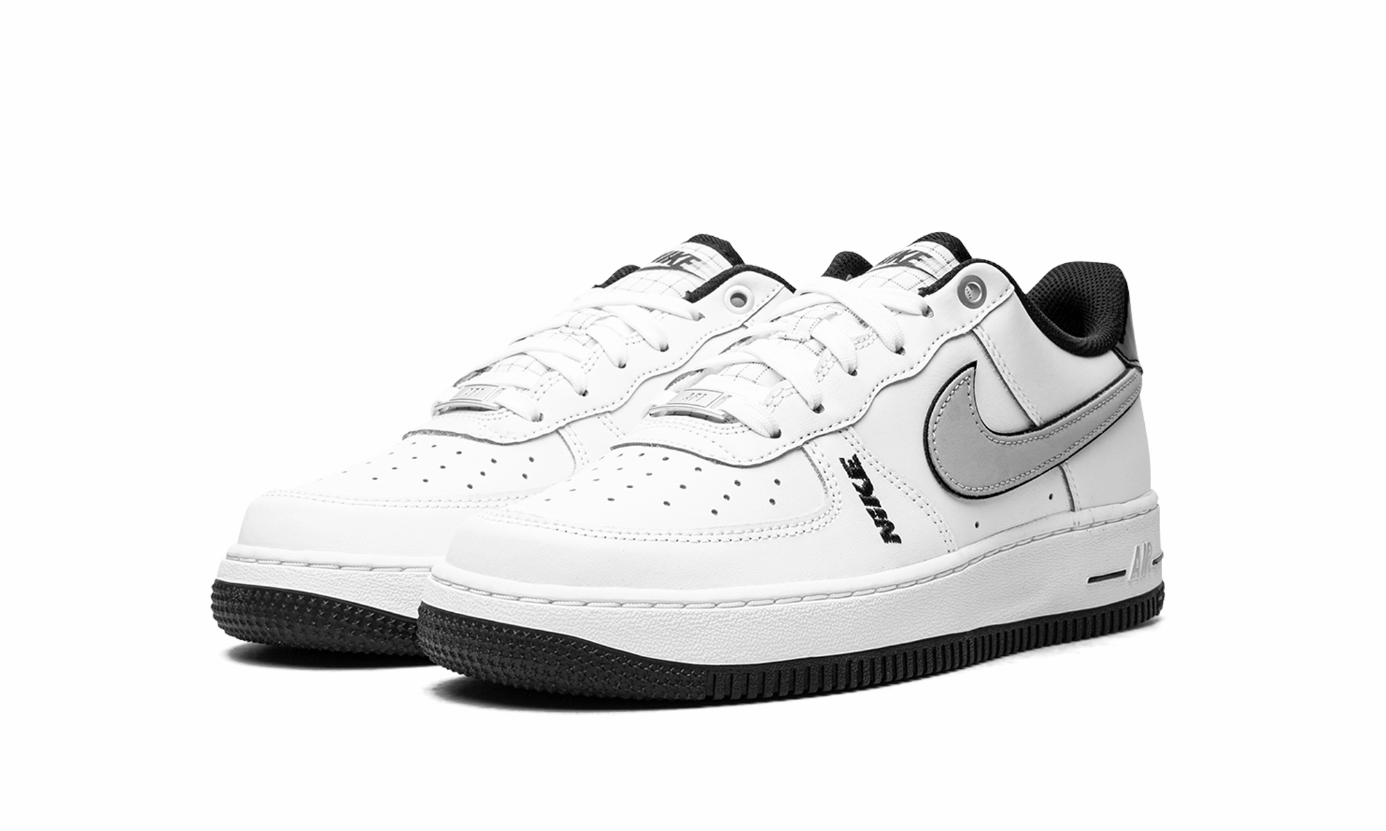AIR FORCE 1 LV8 GS "Motocross White Grey Black" Season Ready