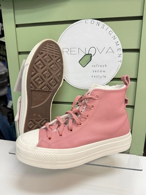 Dynamic Use Hyper Responsive Cushioning Converse All Star Platform Lift Fleece Chuck Taylor (Womens 7.5)