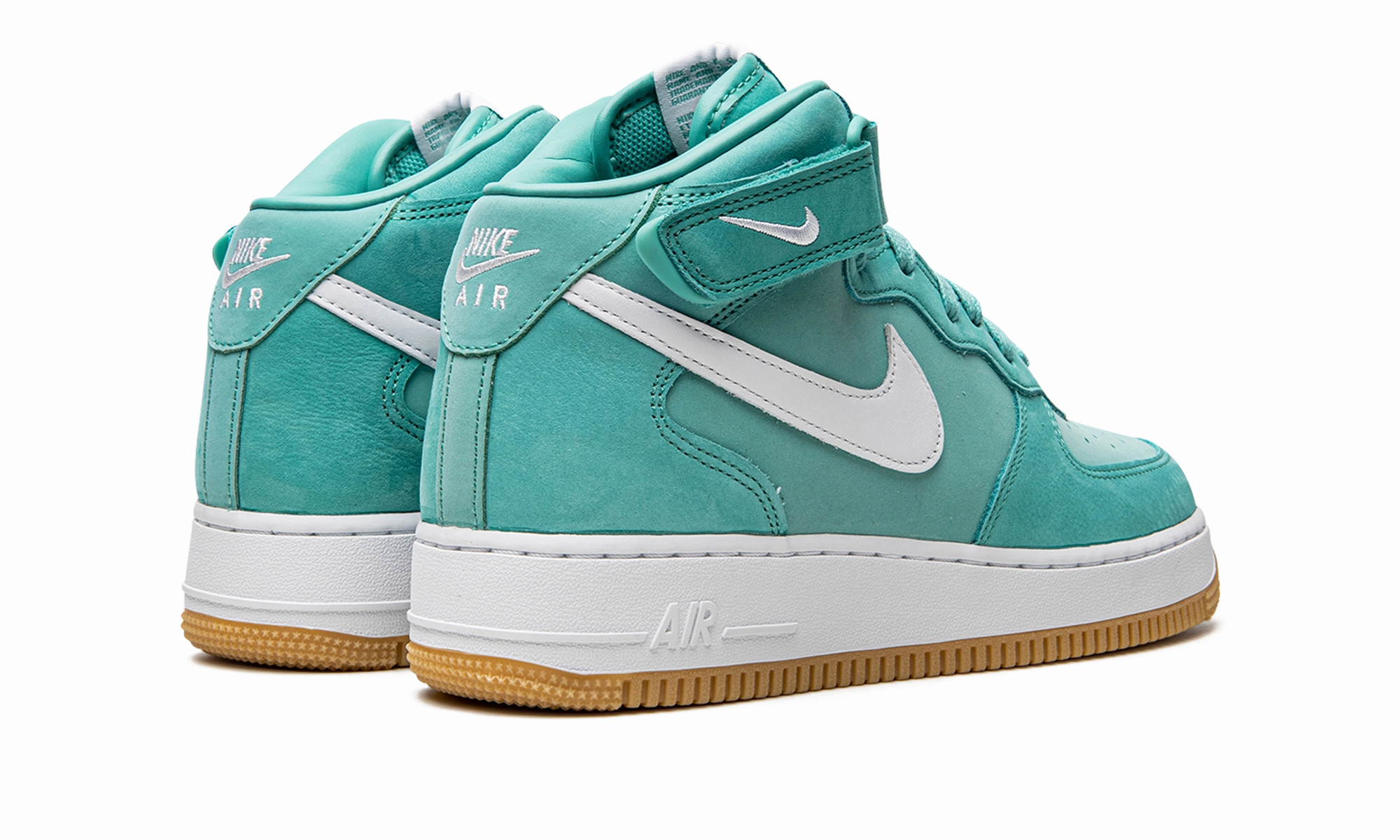 Air Force 1 Mid "Washed Teal" Train Step