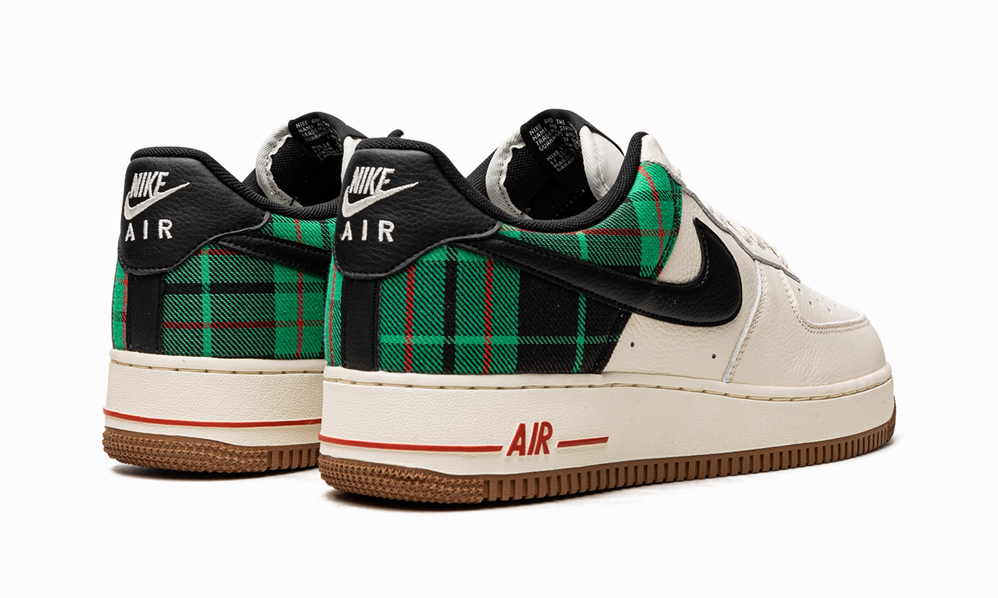 Harbor Walk Air Force 1 Low '07 LX "Plaid Pale Ivory Stadium Green"
