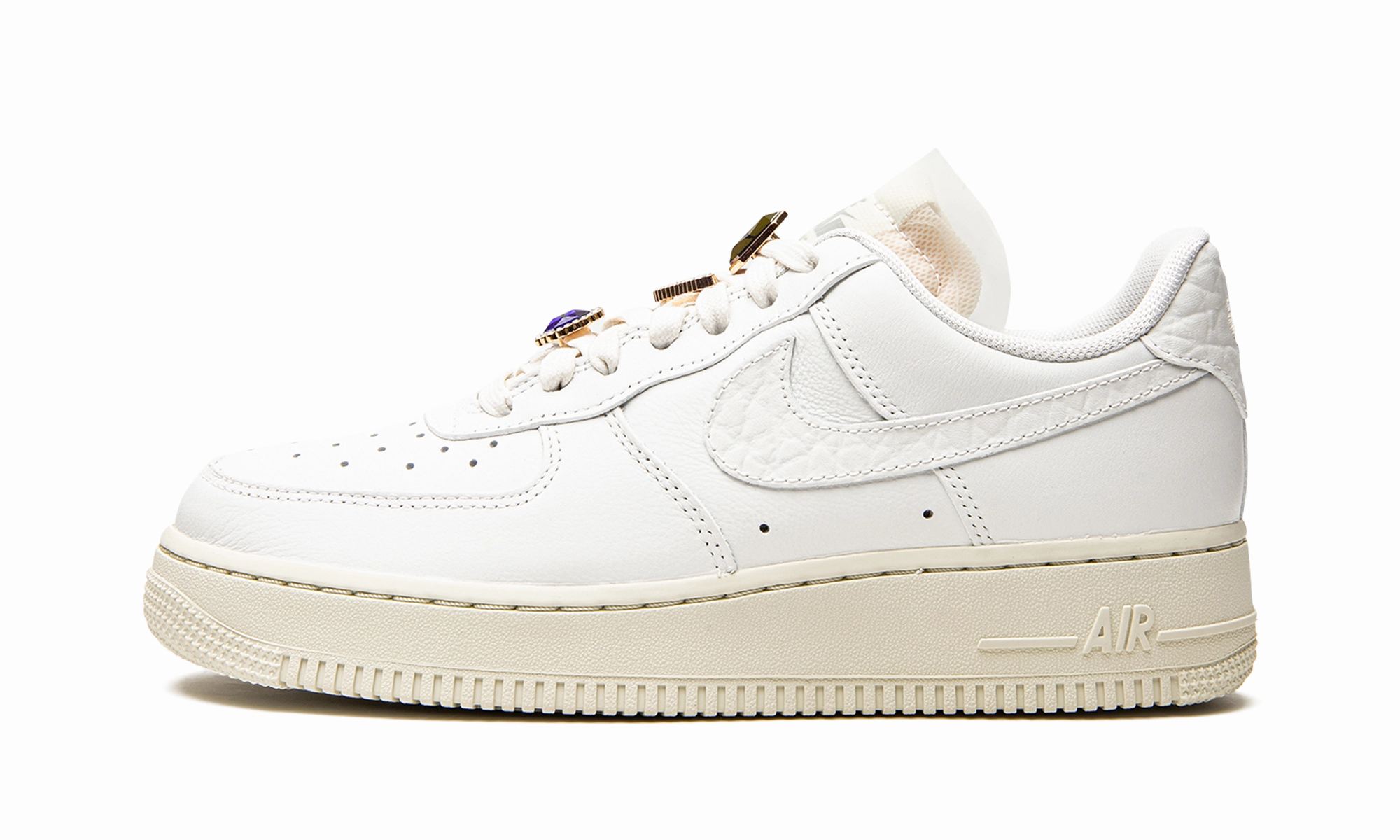 AIR FORCE 1 LO PRM MNS WMNS "Jewels White" Heel Design Minimal Pressure