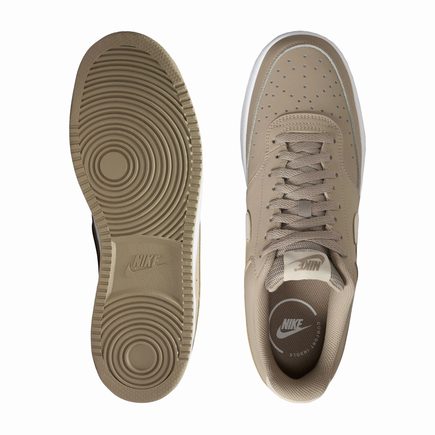 Court Vision Low Next Nature - Mens Adaptive Flex Notches Traction Pod Layout