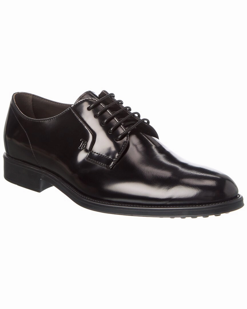 Luxe Detail Career Oriented Comfortable Lace-up Footwear TOD's Leather Oxford